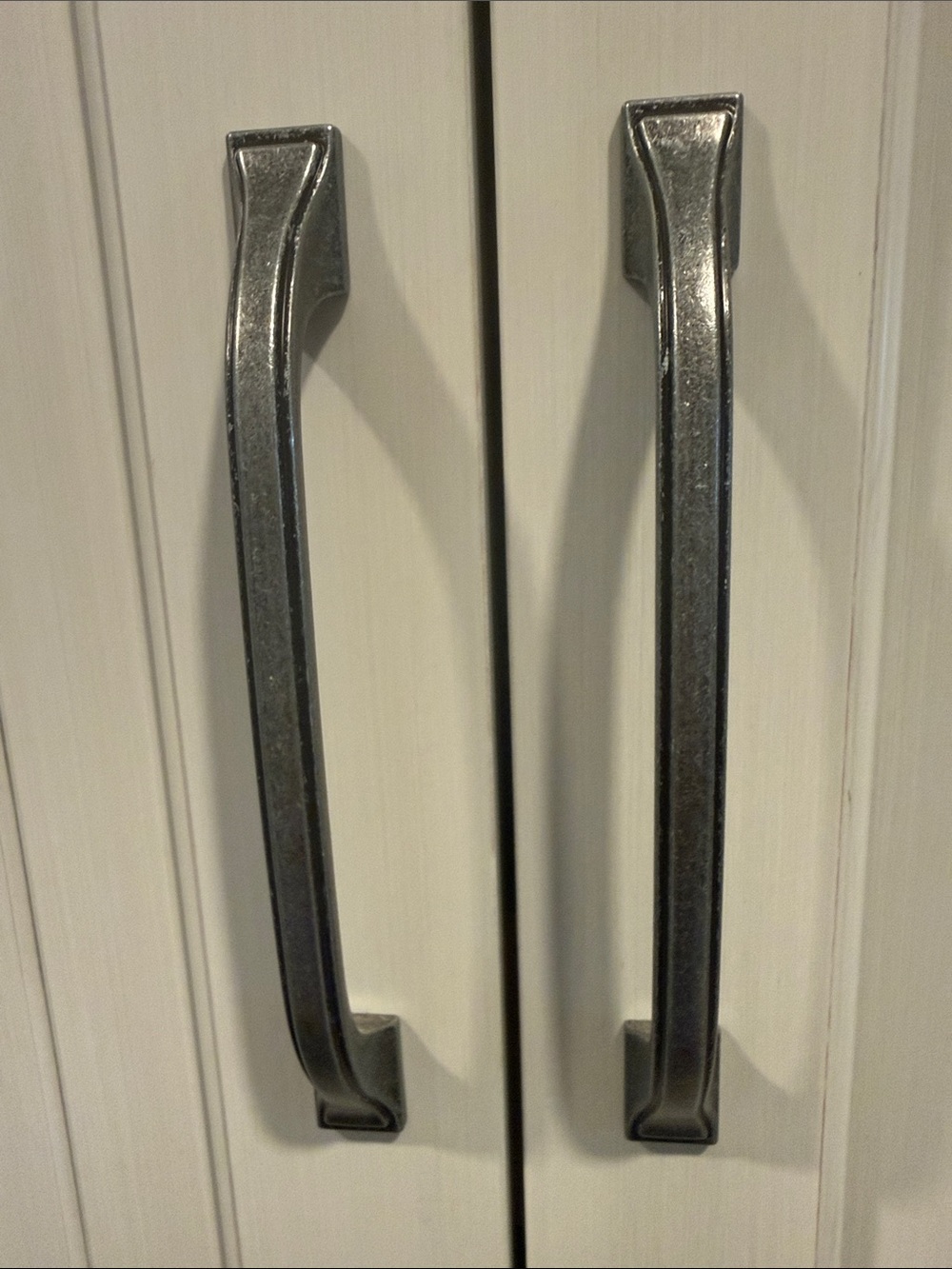 5 NEW Satin Nickel Cabinet Pulls Handles 5” Center Arch Style Hardware